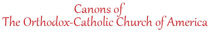 Canons of OCCA